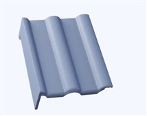 KMB BETA Elegant taška pultová okrajová levá modrá